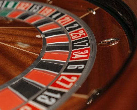 close up photo of a wooden roulette